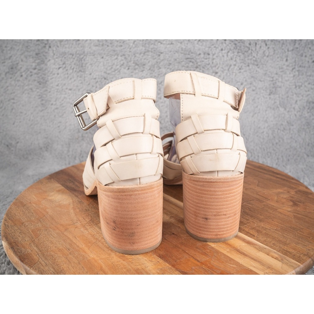 Frye Bianca Huarache 2 Piece Heeled Leather Sandal SIZE 10 - Picture 5 of 11